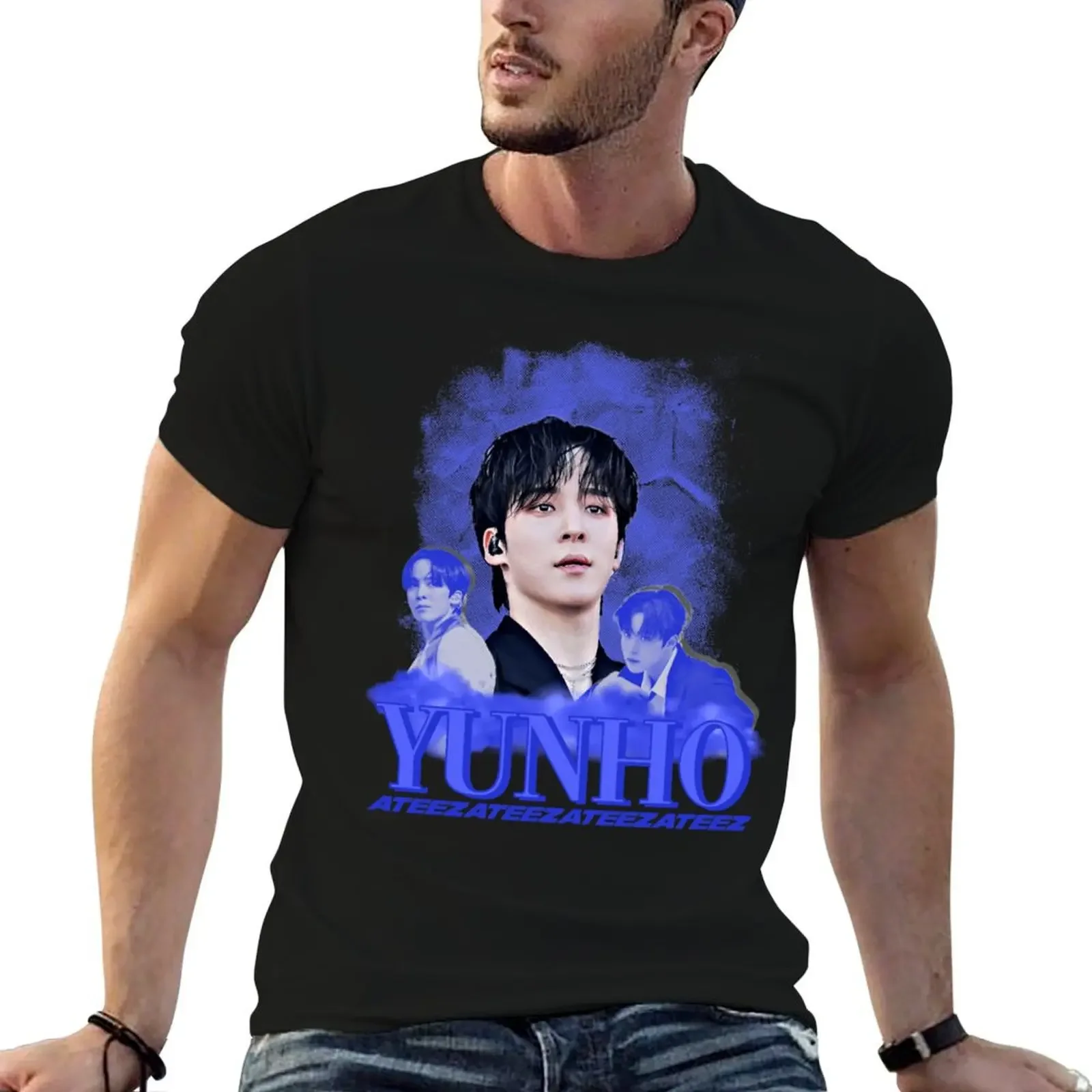 

icy vintage yunho T-Shirt aesthetic clothes vintage plus size tops mens t shirt graphic