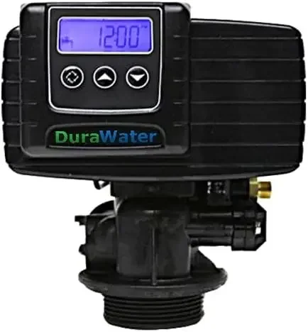 Suavizante de agua para toda la casa Fleck 5600 SXT, 48,000 granos, se envía cargado con resina en tanque, negro