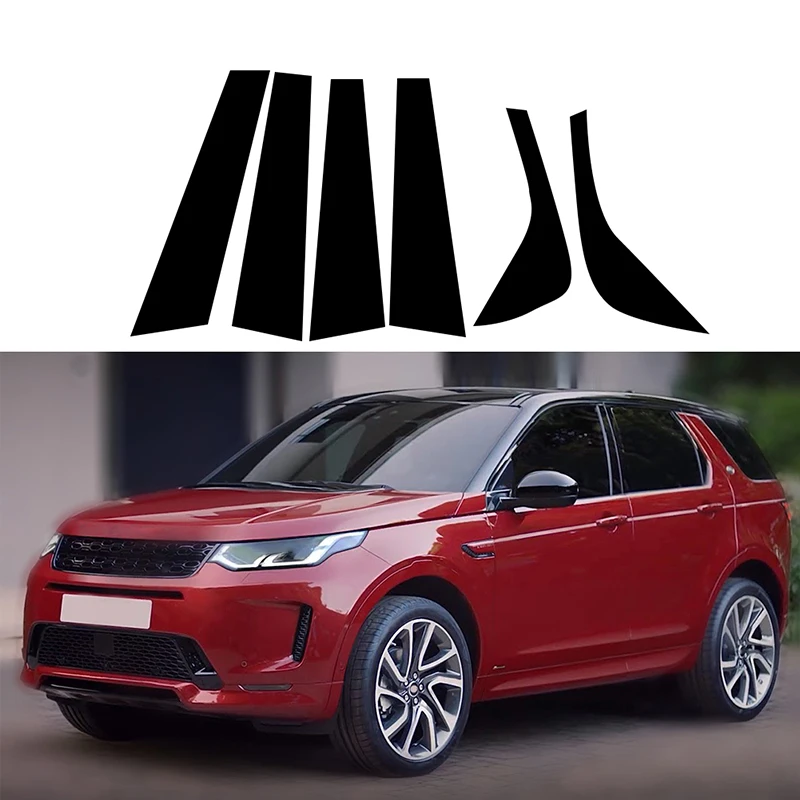 Fit For Land Rover Discovery Sport L550 2015-2018 2019 Gloss Black Pillar Posts Door Trim Window Decal Cover Decoration Set