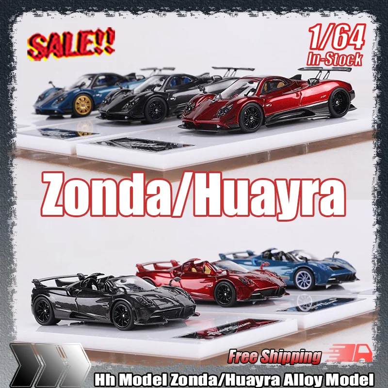 

New In Stock Hh Model 1:64 Zonda/Huayra Miniature Die-Casting Alloy Car Model Customized Children Toys Gift Collectible Ornament