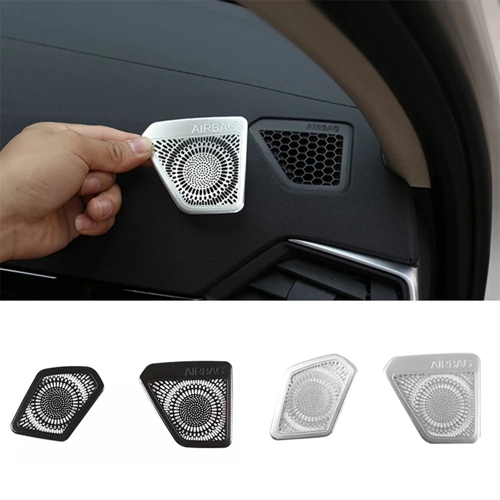 Car Dashboard Air Outlet Vent Cover Trim Frame Sticker for-BMW 3 Series G20 G28 2019-2021 Silver