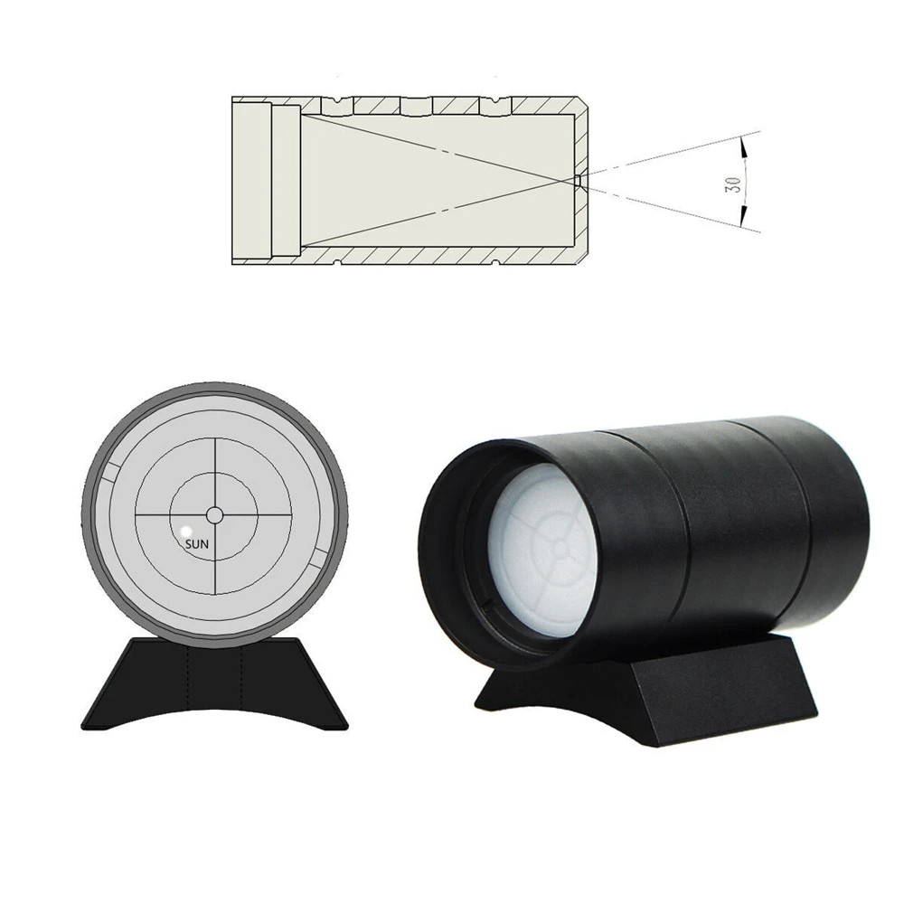 Picture 6: Metal Solar Finder for Astronomical Sun Positioning/Solar Eclipse & Dovetail Slot Bracket