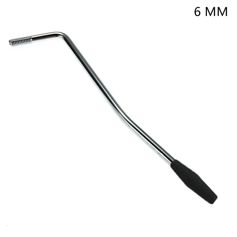 5/6mm guitarra elétrica único vibrato rocker thread bar tremolo braço alavanca preto para sq st fanta guitarra único-shake ponta de plástico