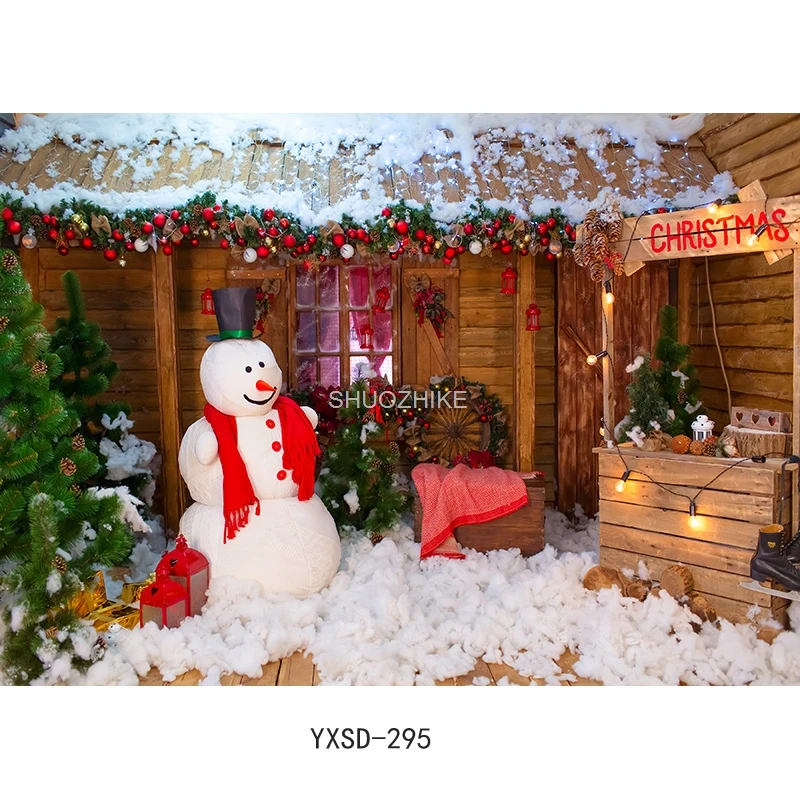 SHUOZHIKE Weihnachten Indoor Thema Fotografie Hintergrund Weihnachtsbaum Kamin Kinder Für Foto Kulissen YXSD-10