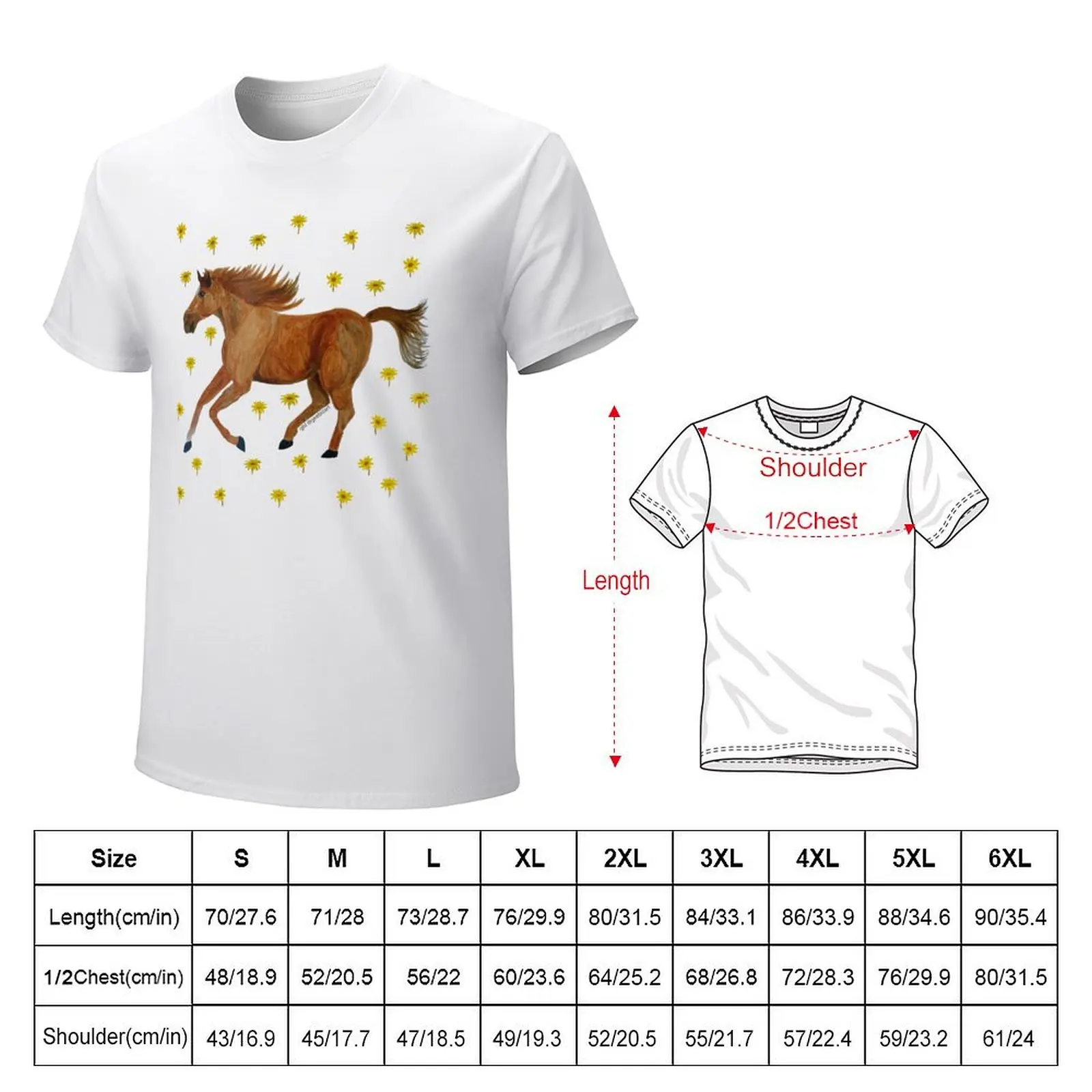 Chasing Chestnut T-Shirt Blouse sweat tees animal prinfor boys oversized t shirt men