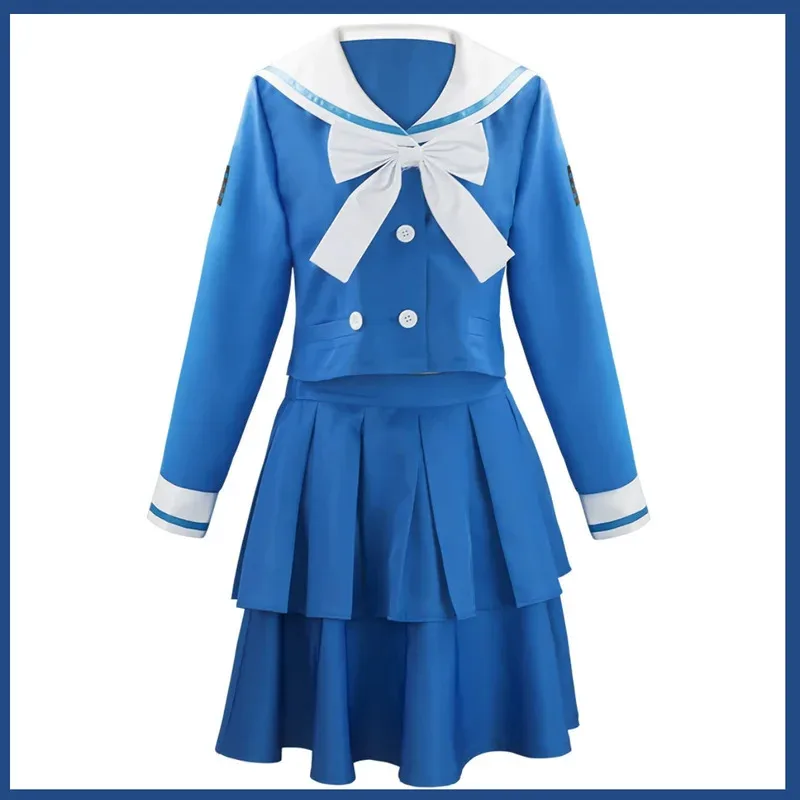 Anime Game Chabashira Tenko Cosplay Costume Japan South Korea Jk School Uniform Skirt Wig Woman Sexy Kawaii Campus Suit cm;5