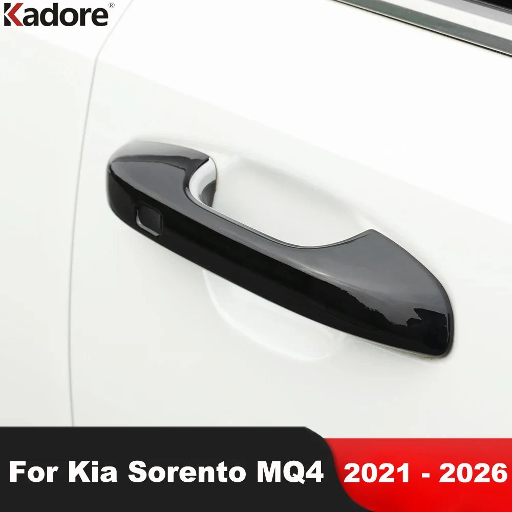 

Для Kia Sorento MQ4 2021-2026: накладки на дверные ручки из карбона, декоративные элементы, аксессуары