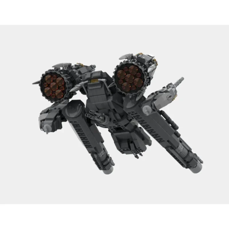 Movie Gunship Equip MOC-173840 Spaceship Spaceship Building Blocks Toy Model Assembly Toy 1945PCS Kids Birthday Gift