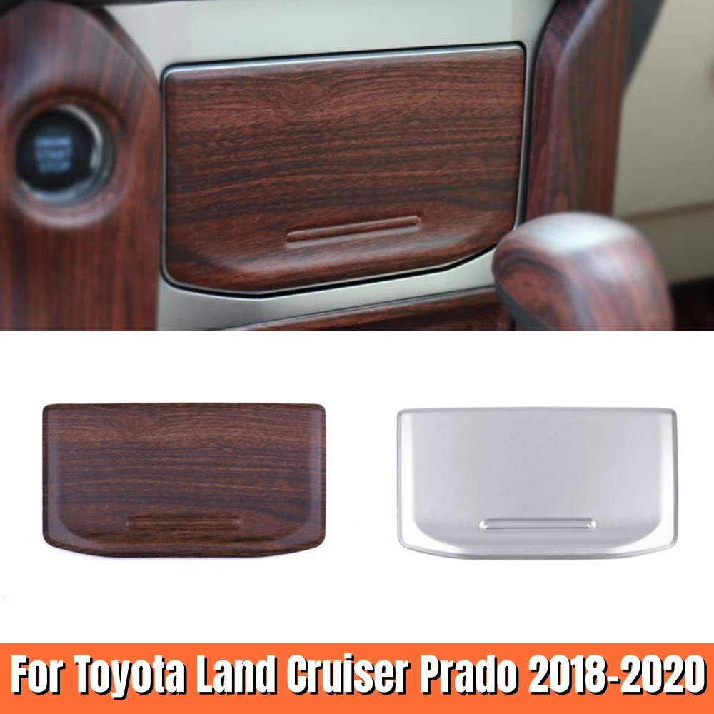 

For Toyota Land Cruiser Prado 150 2018 2019 2020 Cab Glove box trim interior storage Cover decoration Car Styling Accessories