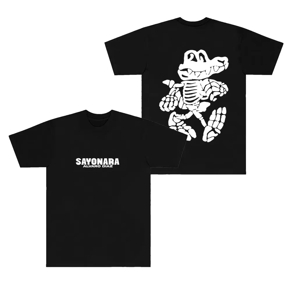 

Alvaro Diaz 2025 Sayonara Tour TShirt Unisex Vintage 90s T-Shirt Streewear Men and Woman Short Sleeve Funny TShirt Tops
