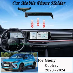 Car Mount for Geely Coolray 2023 2024 New MagSafe Magnetic Screen Mobile Phone Holder GPS Bracket Gravity Stand Auto Accessories