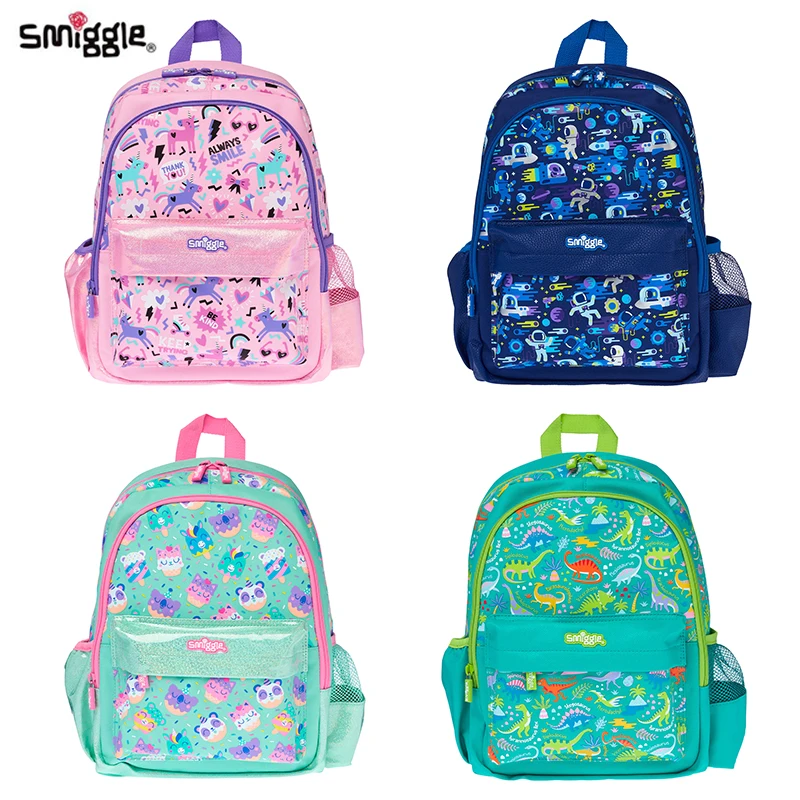 Australian Smiggle Cartoon Medium Backpack Student Lightweight Reduced Burden Schoolbags Cute Printing Backpacks School Supplies