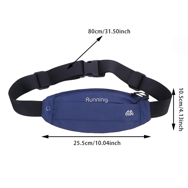 New mobile phone waist bag, running small waist bag, outdoor sports waist bag, night running reflective waist bag, waterproof