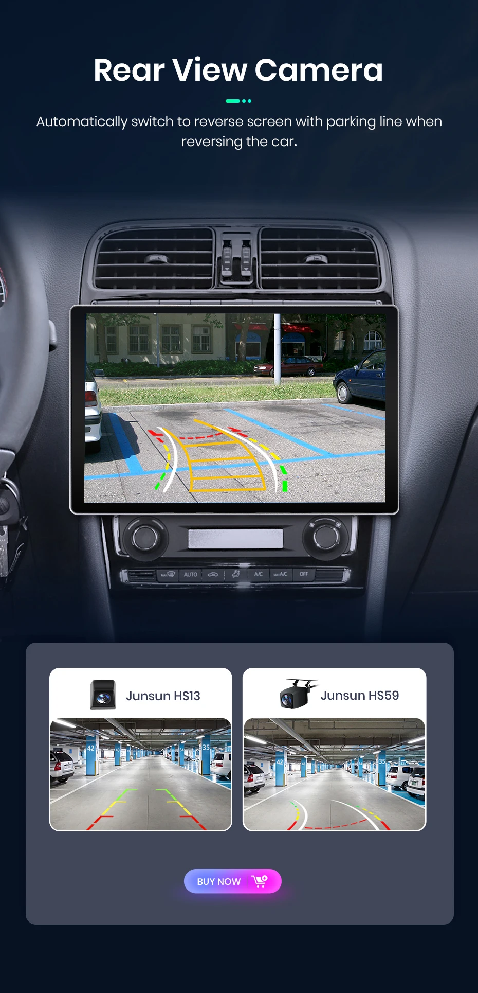 Junsun x7 Serie 11.5 "2k kabelloses Carplay Android Auto Autoradio für vw Volkswagen Polo 5 Limousine 2014-2018 Multimedia Autoradio – Detail 20