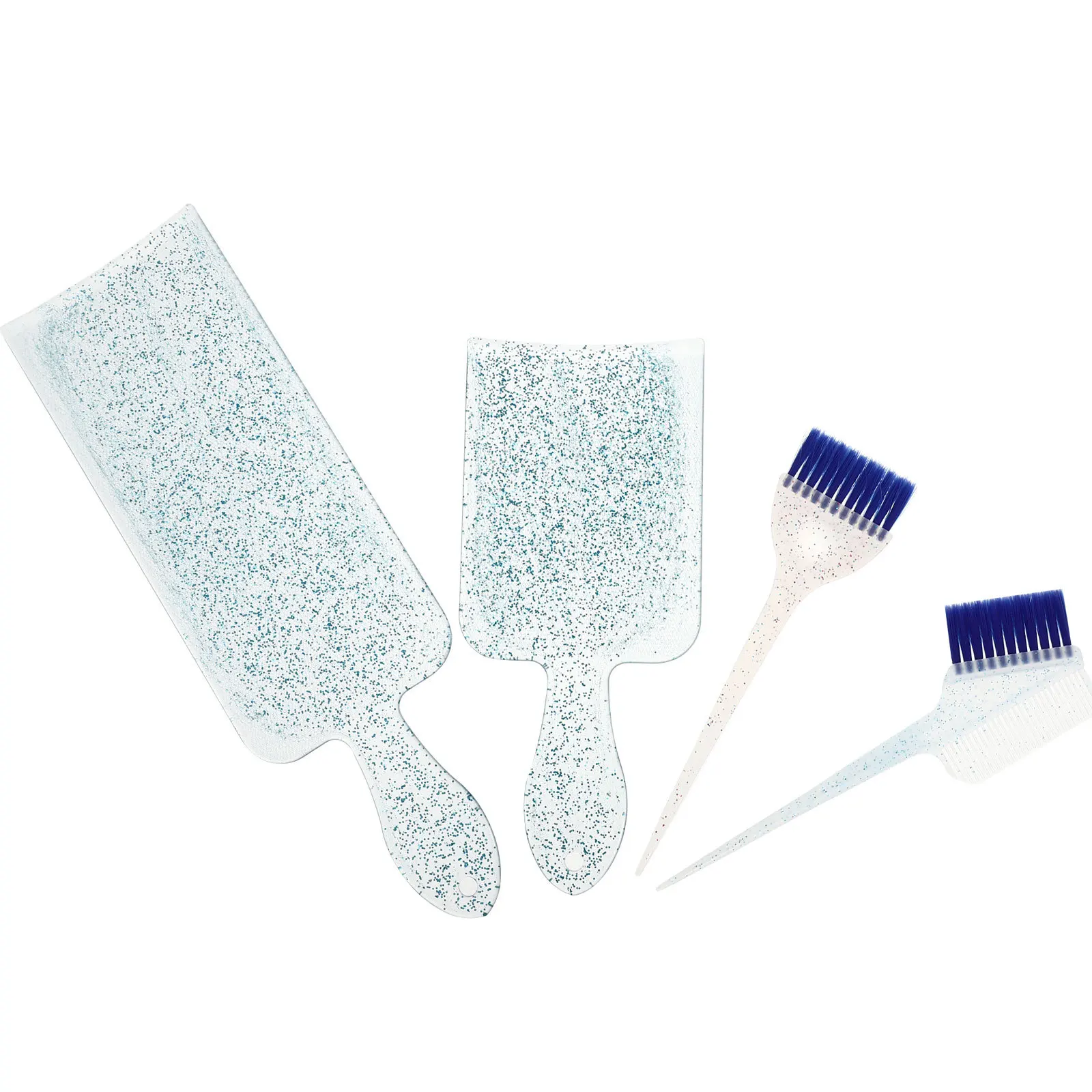 

1 комплект, доска для окрашивания волос, пластиковый нейлоновый материал для окрашивания, обработка масла, дизайн дуговой ручки, гладкие углы, салон для дома