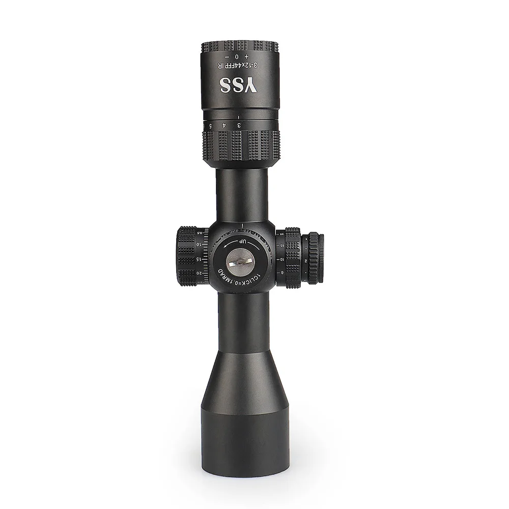 Factory Price Wholesale HK1-0420 Tactical Optic Sight WaterProof Fogproof 3-12x44 FFP IR Reticle Tactical Hunting Scope
