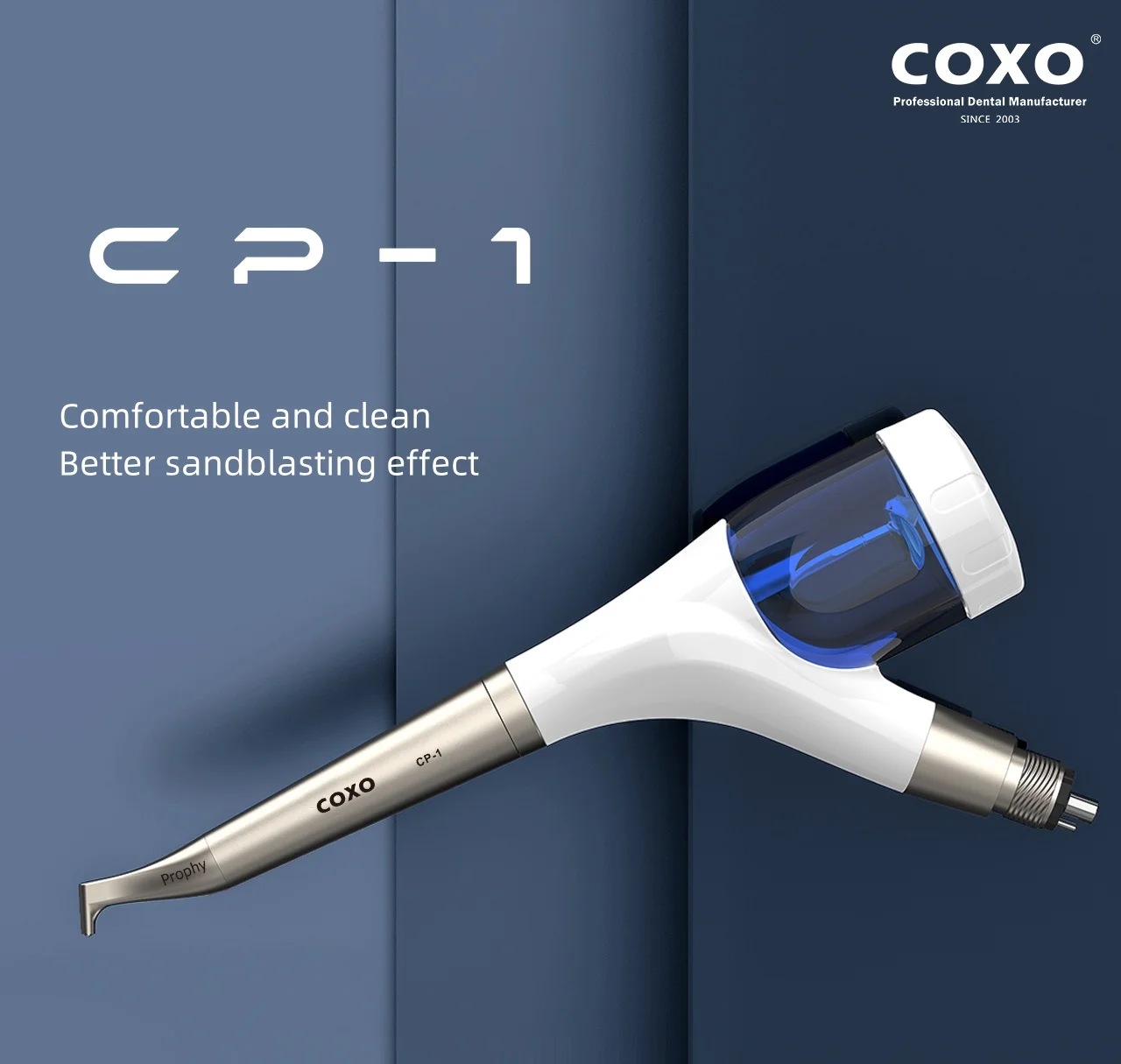 Original CP-1 den tal Air Polisher Supragingival and subgingival mode two-in-one Teeth Polishing Sandblaster Sandblasting Machin