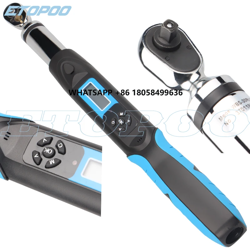 

ETOPOO WBS-200(1/2) Preset Digital Display Torque Wrench Hand Repair Tool for Car Motorcycle