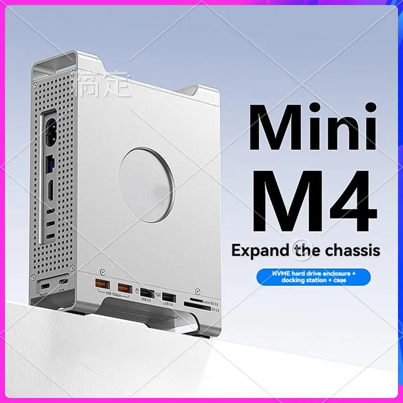 

Док-станция AP-USB C HUB для док-станции Mac Mini M4 с USB 3.2/2.0 SD/TF поддерживает M. 2 NVME 2230/2242/2260/2280