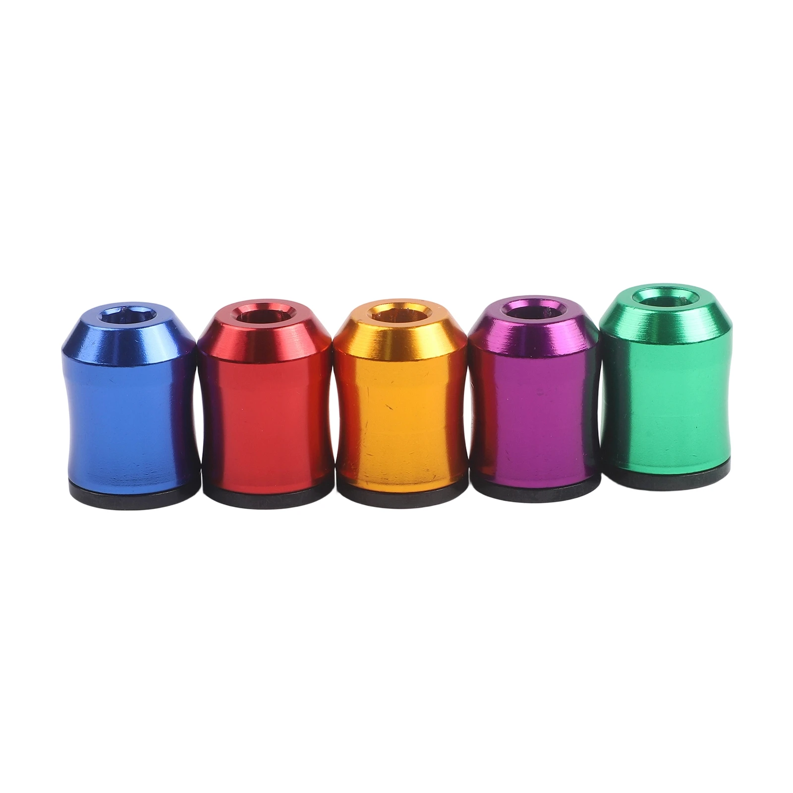 1/5 Stück 3-in-1 Schraubendreher-Kopf Magnetische Schraubenringe Aluminiumlegierung 6,35mm Schaft Schraubenbit Magnetisierer – Detail 13