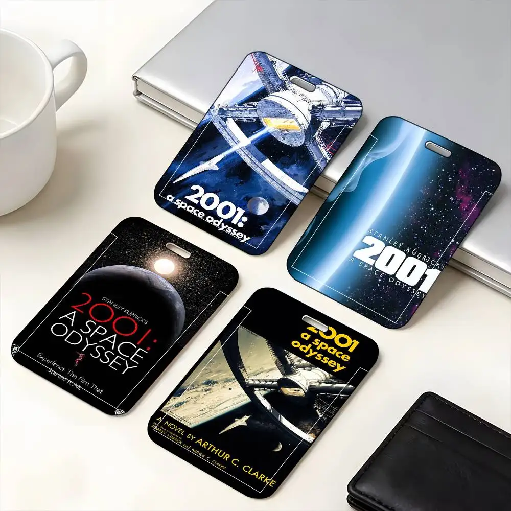Science-Fiction-Filme 2001: Eine Weltraum-Odyssee Ausweishülle Schulkarten-Zugangskarte Bus-Mahlzeitenkarte Schutzhülle Easy Push
