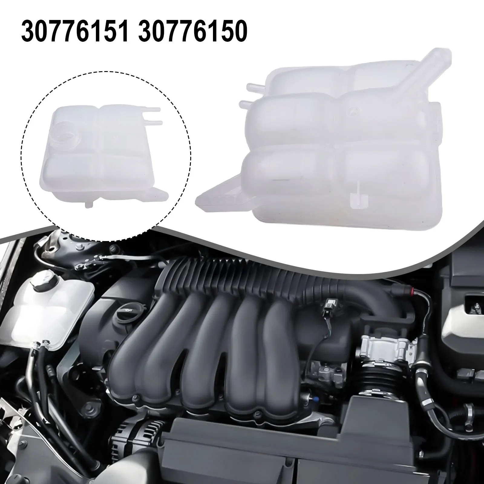 Easy Installation Picture Shown Plastic Stable Characteristics Car Engine Coolant Recovery Radiator Expansion Tank