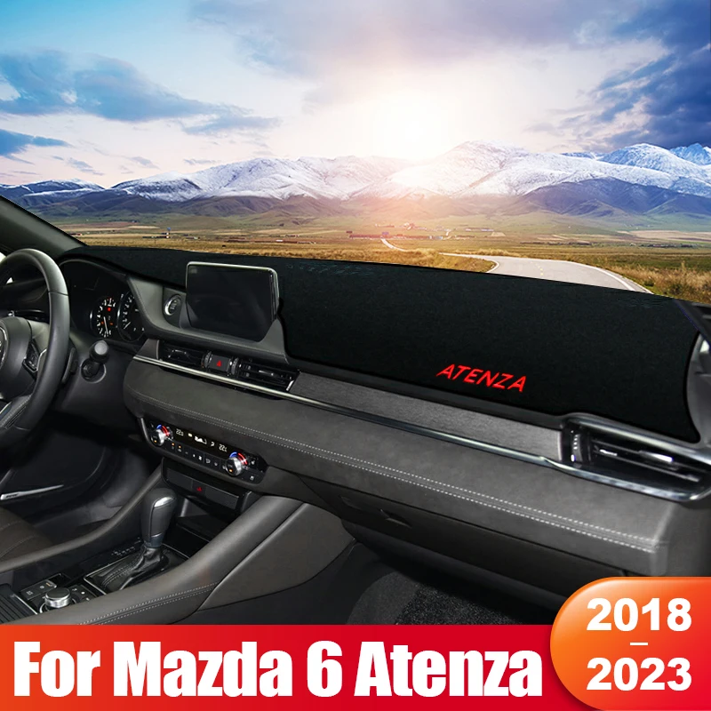 

For Mazda 6 GL Atenza 2018 2019 2020 2021 2022 2023 Car Dashboard Sun Shade Cover Instrument Panel Mat Non-slip Pad Accessories