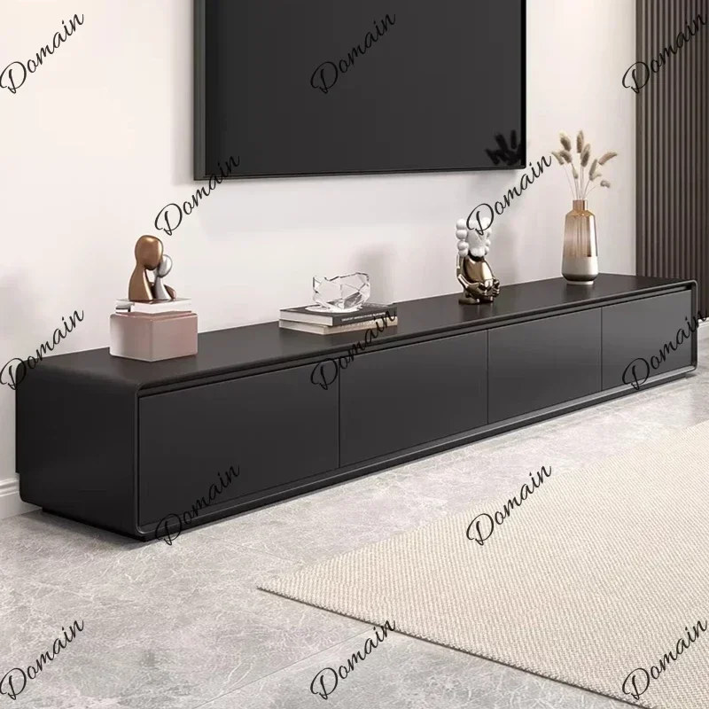 SSimple Storage Drawers Tv Stand 75 Inch Modern Shelves Nordic Cabinet Wooden Low Tv Table Living Room Comfortable Furniture For