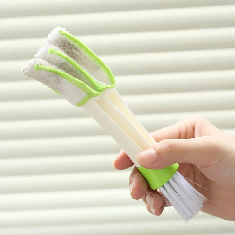 2In1 Car Air-Conditioner Outlet Cleaning Tool Multi-purpose Dust Brush Car Interior Multi-purpose Brush Car Grille Cleaner Brush