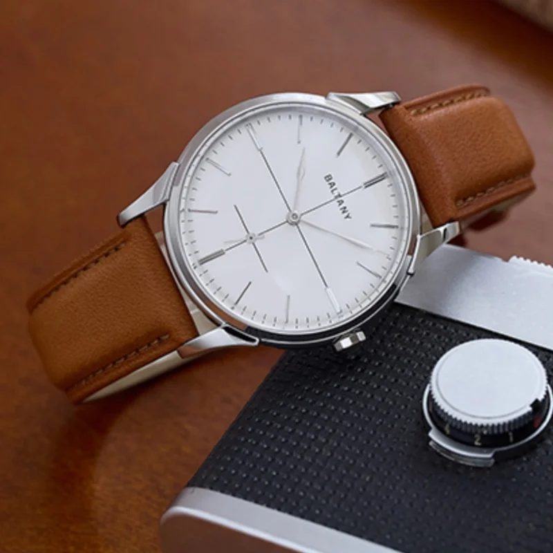 Baltany 2025 Jam Tangan Mekanis Otomatis Pria Baru ST1701 S4092 Dial Crosshair Detik Kecil Retro Gaun Kedap Air Reloj Hombre