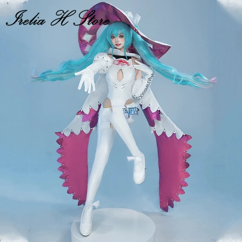 متوفر في المخزون أزياء Irelia H Mikuu التأثيرية 2024 Mi Cos ku بدلة سباق ساحرة مثيرة أزياء الهالوين