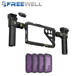 Freewell wielofunkcyjny zestaw podstawowy Samsung Galaxy Ultra Genius Cage Rig do stabilizatora nagrywania wideo filmów Samsung S24 Ultra