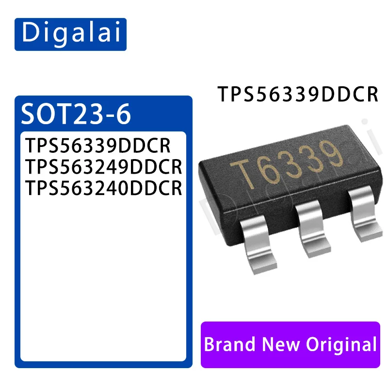 

Original TPS5632x9/x0DDCR & TPS56339DDCR 3A Sync Buck 4.5-18V to 0.6-16V 1.2MHz SOT-23-6 IC Chip Bulk Stock for Industrial IoT