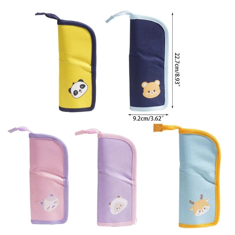 Милая мультяшная сумка для ручек, сумка для канцелярских принадлежностей, сумка для карандашей, 3D пенал, школьные канцелярские