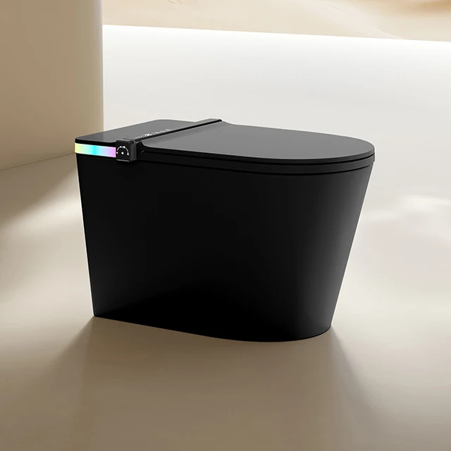 xx-S002 Best Intelligent Ceramic Toilet Nightlight Foot Sensor Flushing Voice Control Smart Seat Heating Bathroom Bowl Features* view 6
