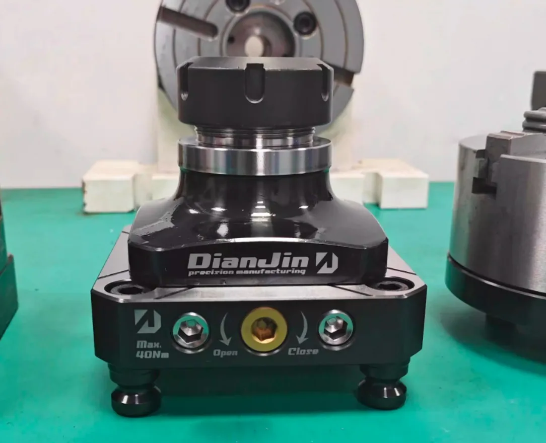 ZHANG 4-5 Axis Fixture Self-centering Vise Positive Paired with Zero Point Quick Change Four Axis L-block Bridge Board