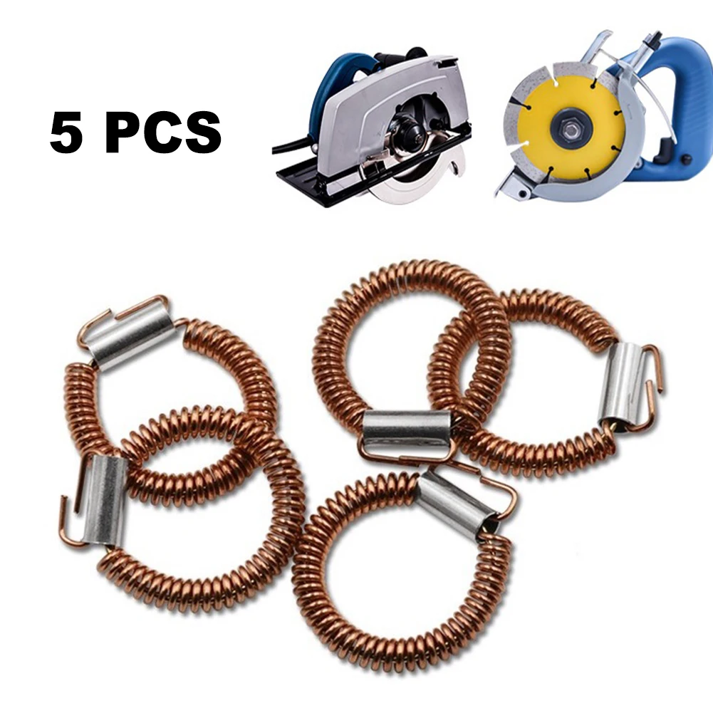 5pcs Tension Spring Copper For 110 Marble Machine C7 Electric Circular Saw Small Electric Pick Stainless Steel