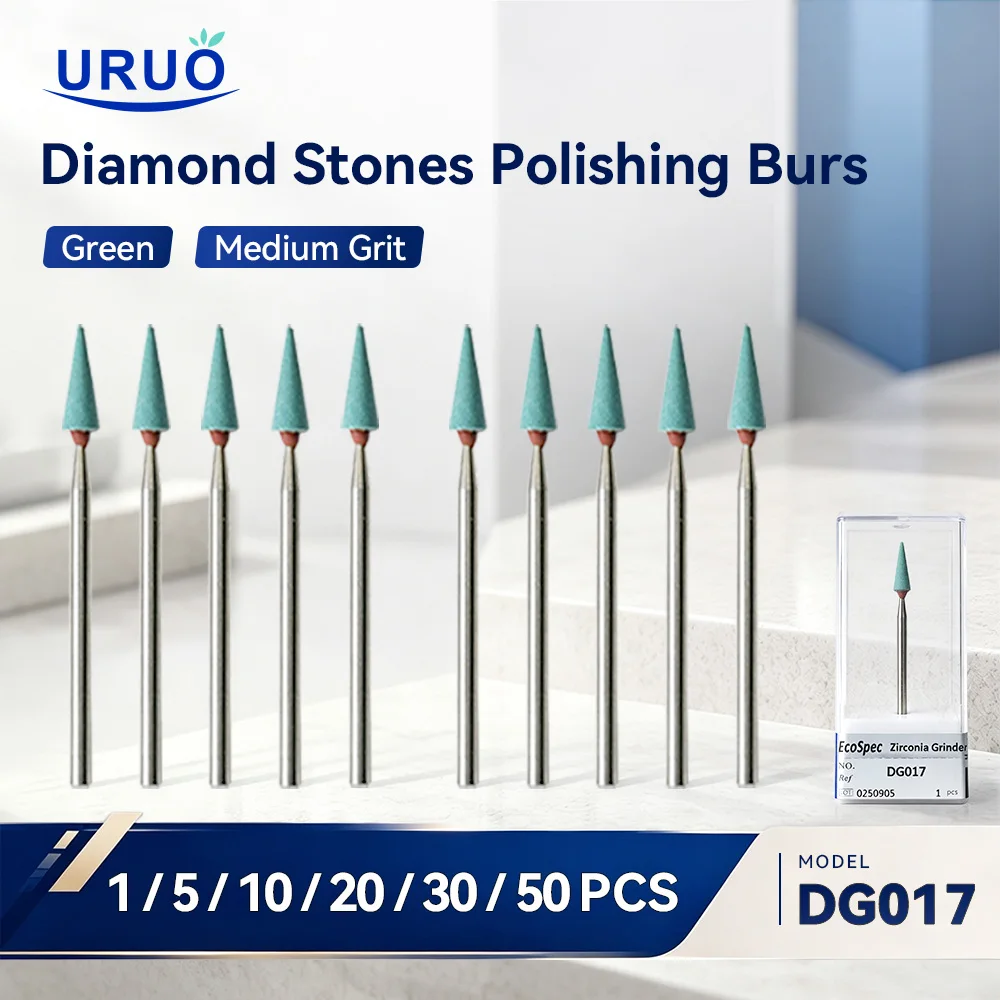 DG017 Dental Lab Diamond Stones for Zirconia EMAX Ceramic Dental Polishing Burs Ceramic Diamond Pregnant Grinding Burs