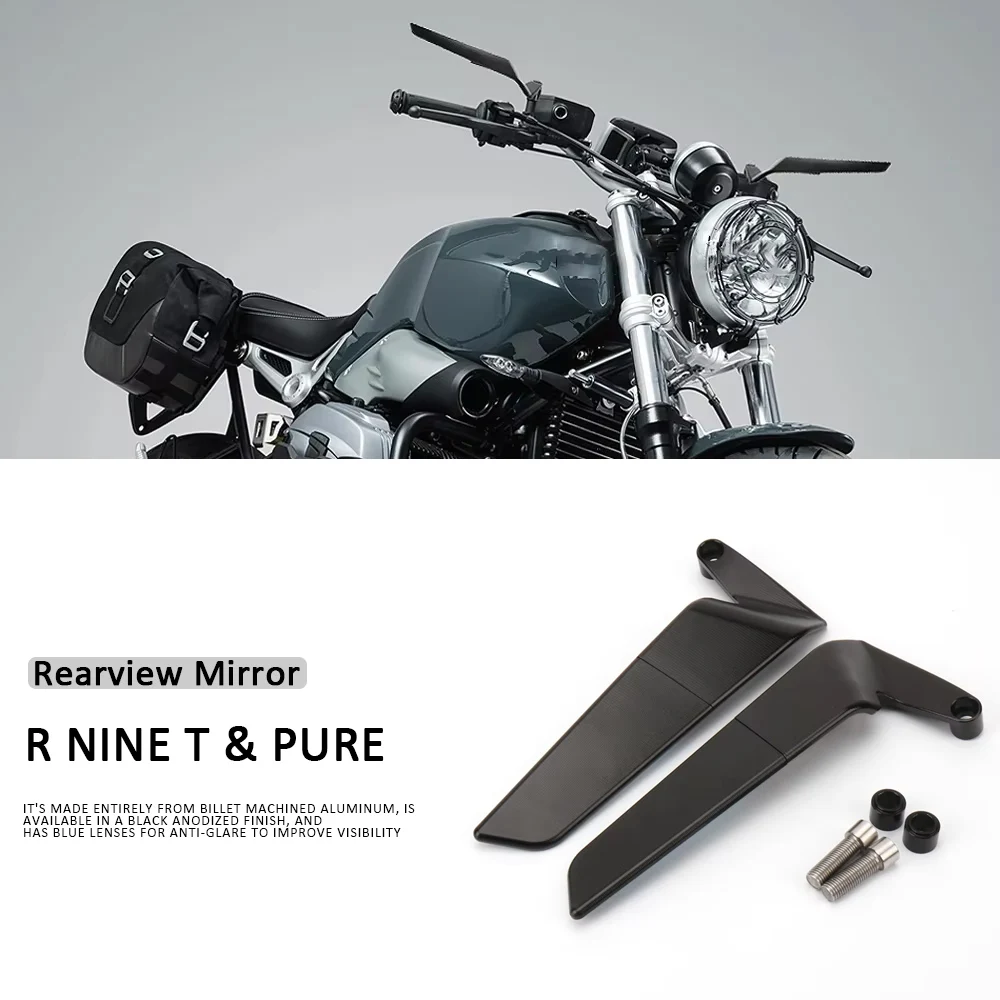 

Rear View Mirror Adjustable Rotatable Mirror Kit Motorcycle Accessories For BMW RNINET RnineT R nine T NINE T Pure 2017-2026+