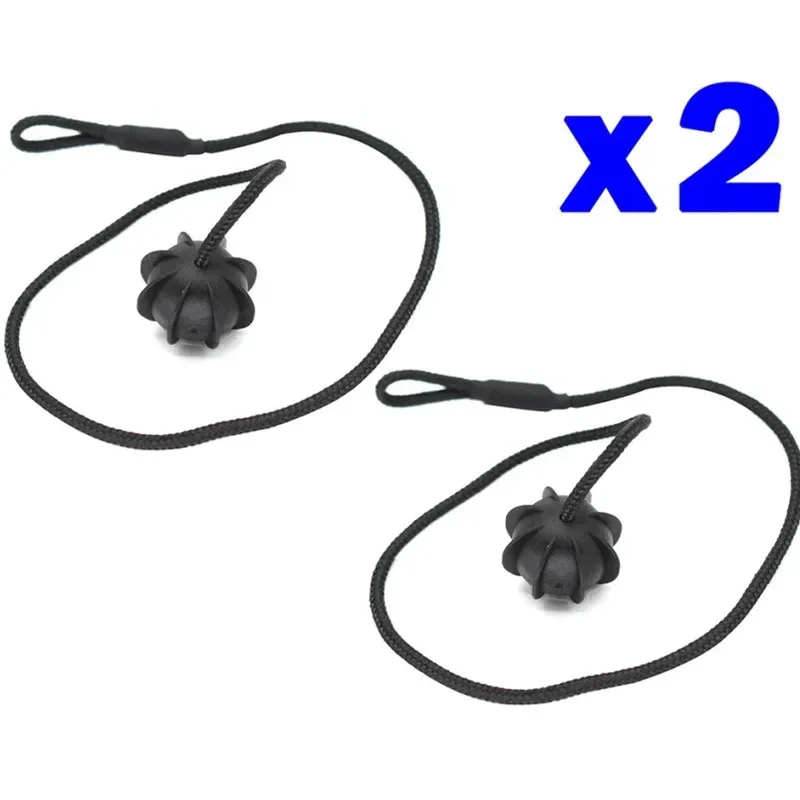 2X For VW Golf MK5 MK6 Rabbit R R32 R20 GTI Hatch Car Parcel Shelf String Cord Tonneau Cover Pivot Strap Holder 1K6863447A image 2