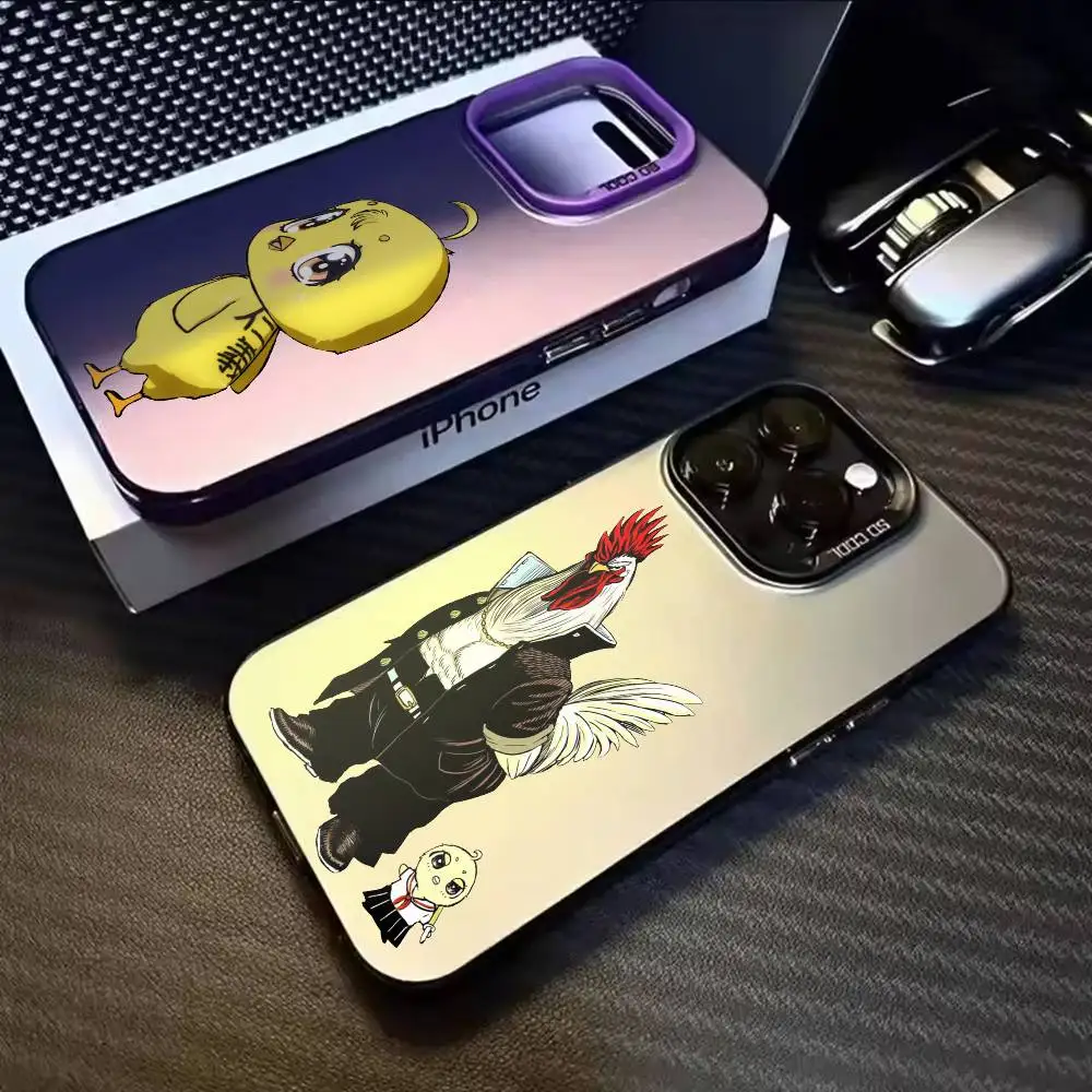 

Rooster Fighter Manga Anime Phone Case For iPhone 17,16,15,14,13,12,11,Mini,Pro,MAX Matte Shockproof Phone Case