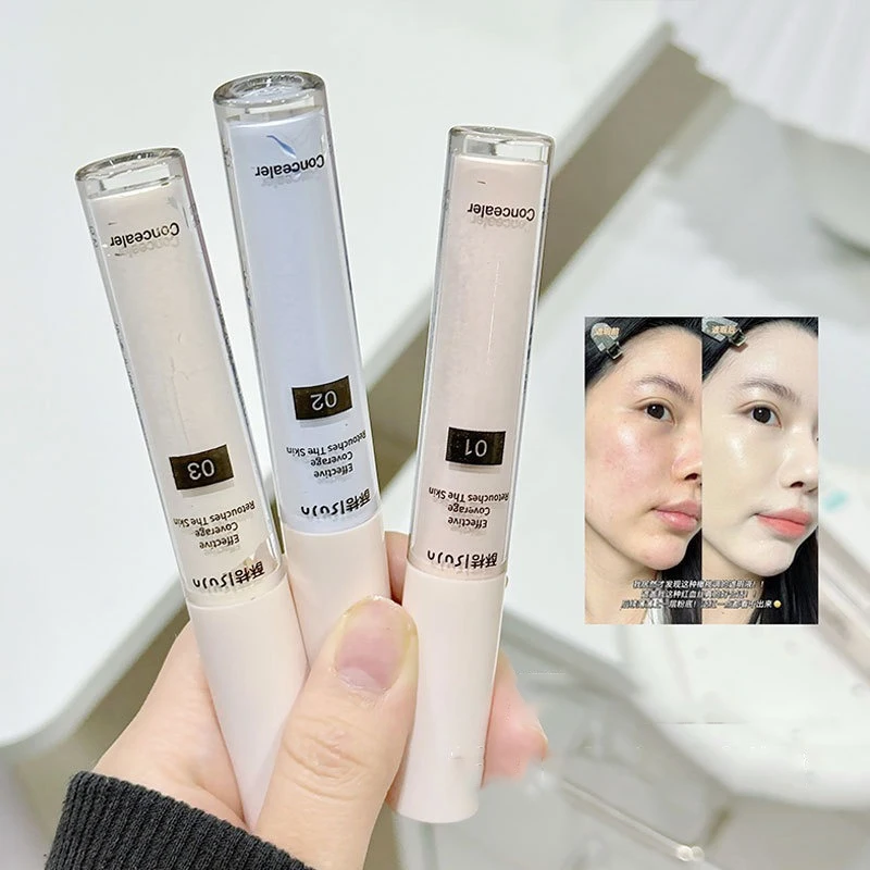 Flüssiger Aufhellender Hochglanz-Concealer-Stift Langanhaltend Feuchtigkeitsspendend Gesichtskonturierung Volle Abdeckung Fleckenkorrektur Hautton-Make-up – Detail 6