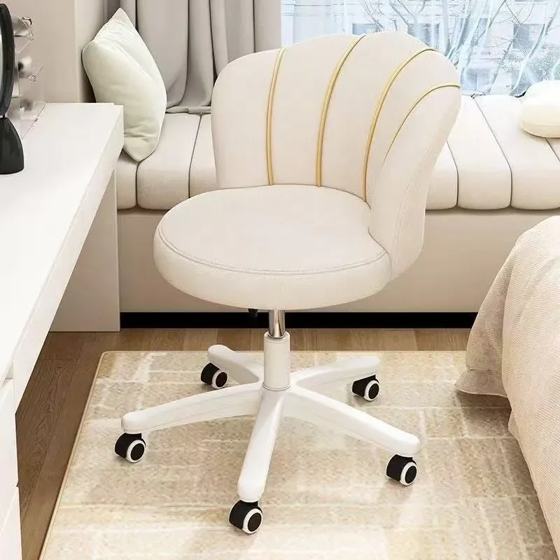 for Computer Chair Home Comfortable Backrest Nail Art Chair Study Sedentary Office Chair Girls Bedroom Live Stream