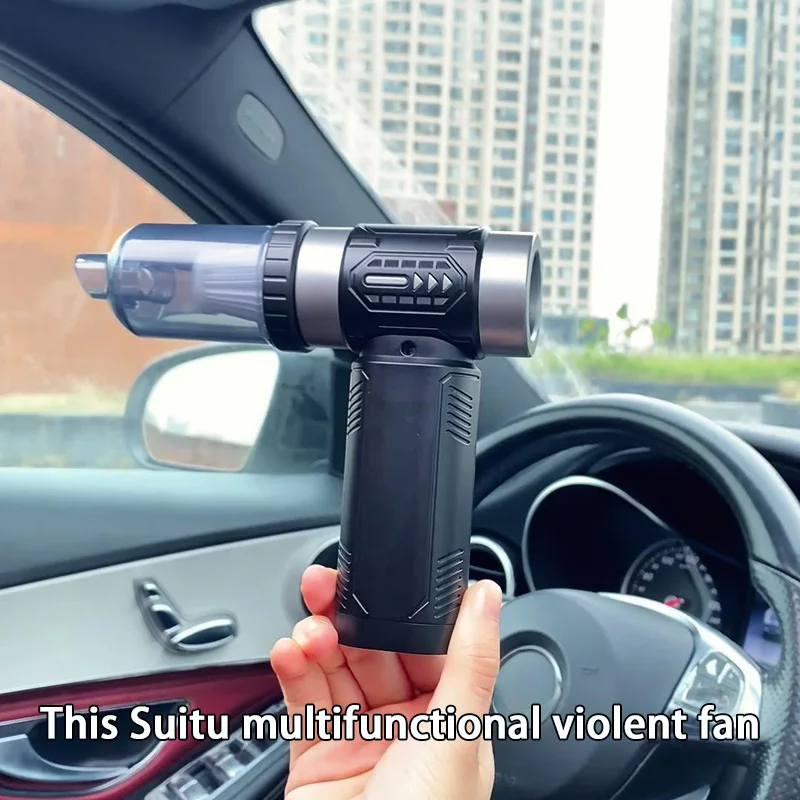 

Violent Turbofan High-Speed Booster Hurricane Turbofan Mini Camping Outdoor Handheld Violent Fan 2025 New