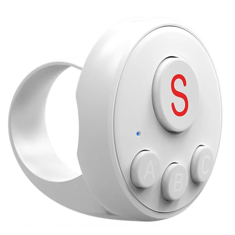 B04C-Bluetooth Remote Control For DJI Gopro For Series Shutter Release Button Photography Functionality White