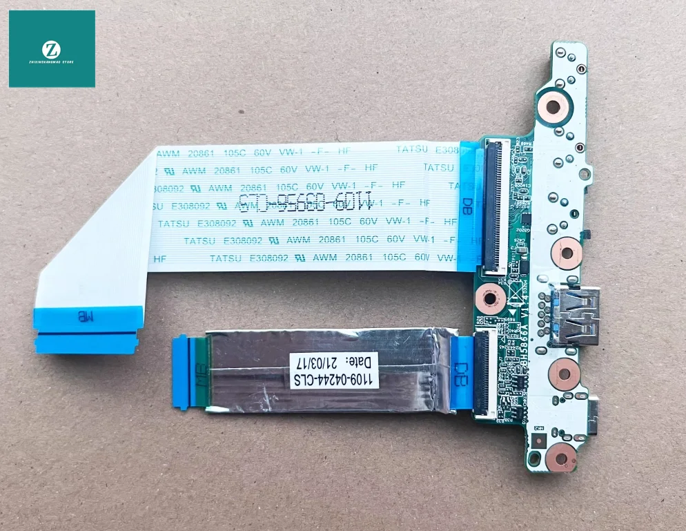 FOR Lenovo 300E 2ND GEN 81MB USB TYPE-C Power Button Board W Cable 5C51D01520