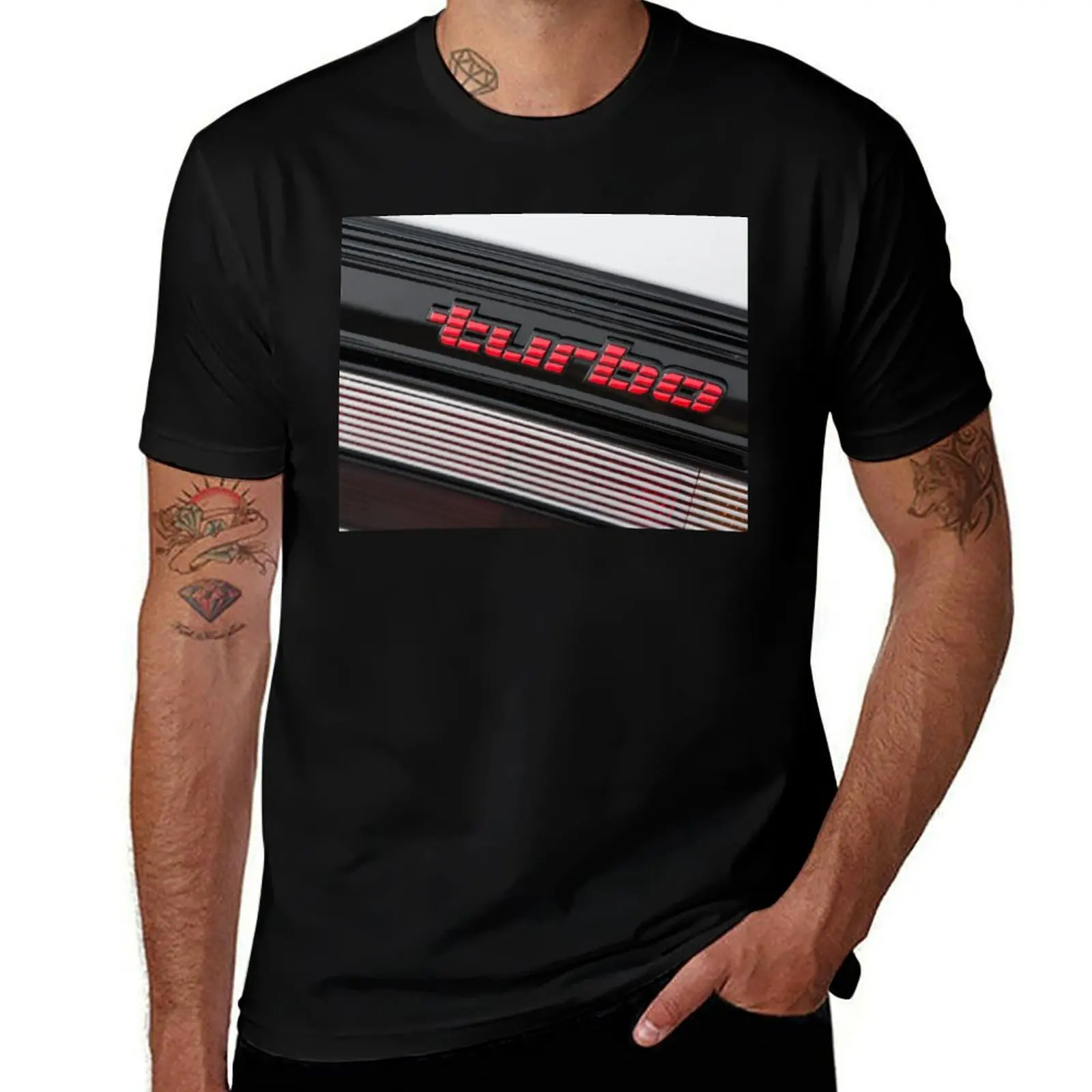 Holden VL Turbo Calais - Badge T-Shirt Big Size Crew Neck T-Shirt