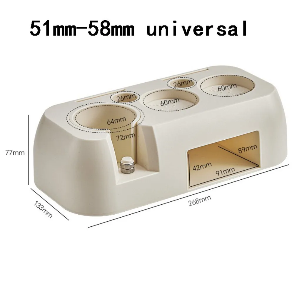 Coffee Tamper Station 51/53/54/58mm Universal ABS Espresso Tamper Holder Coffee Portafilter Rack Tamper Storage Base Coffeeware