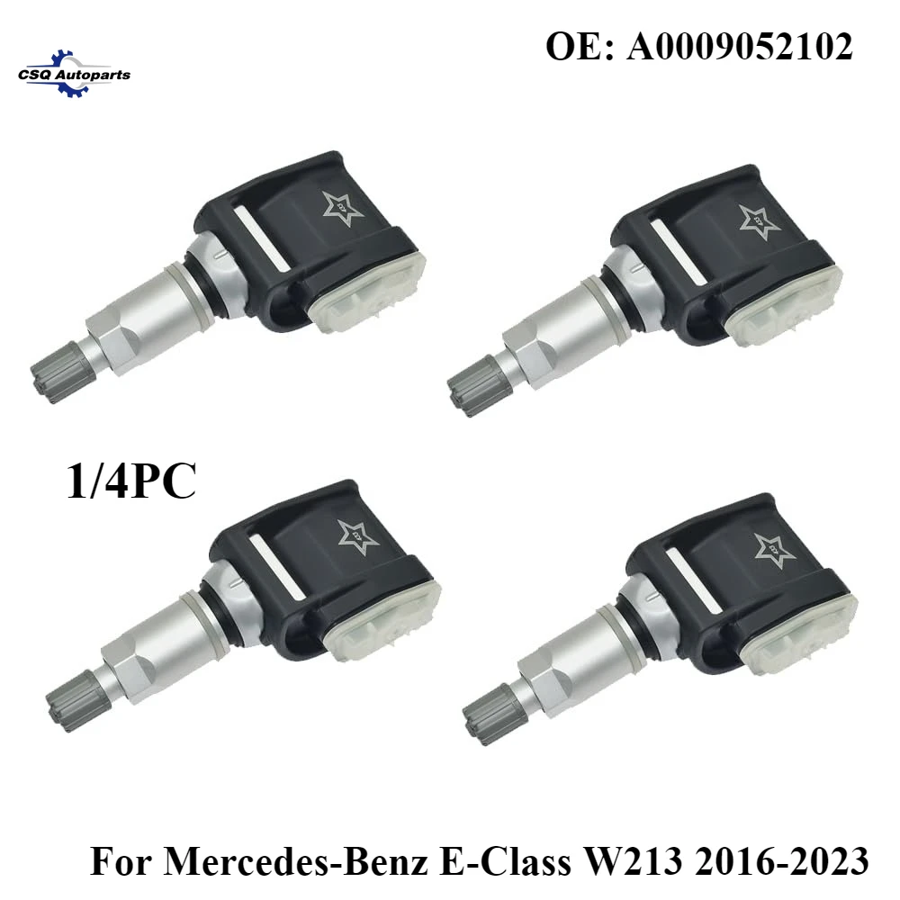 

1/4PCS TPMS Sensor Tire Pressure Monitoring Sensor 433MHZ A0009052102 For Mercedes-Benz E-Class W213 2016-2023 NEW