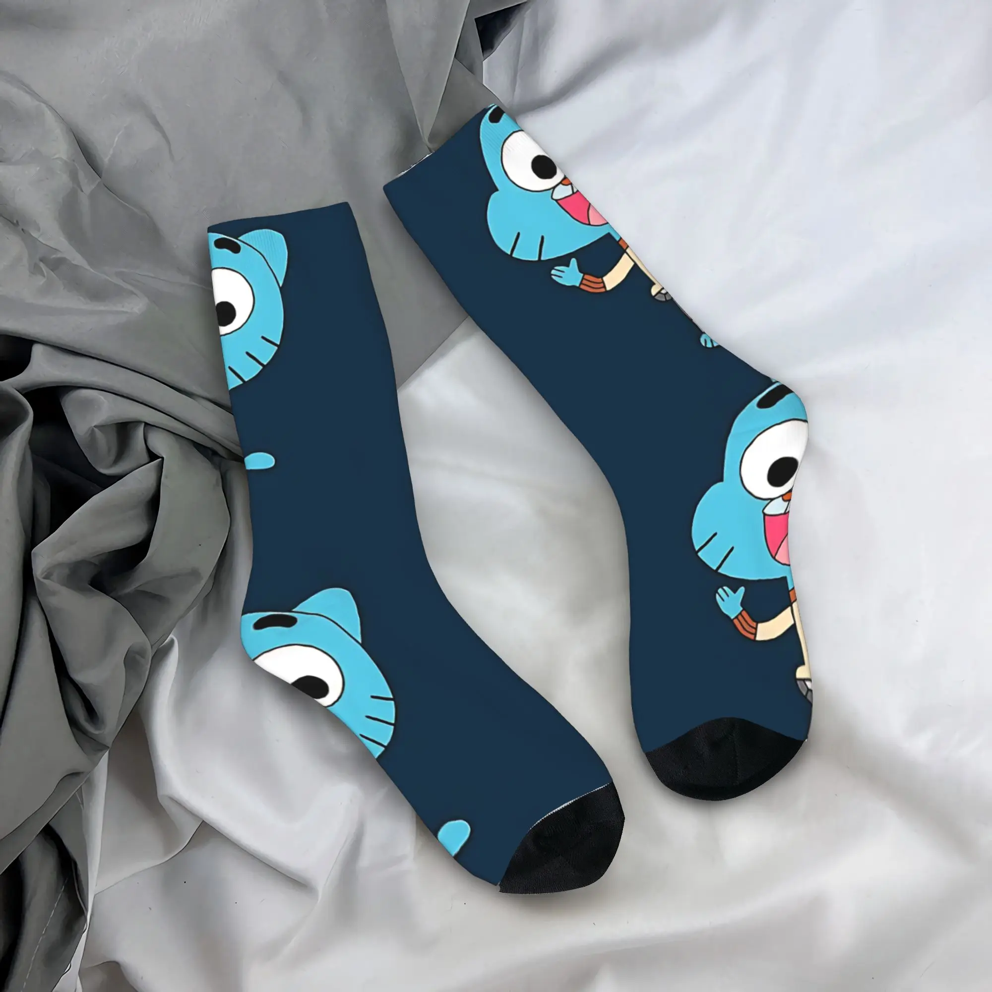 

Gumballs Greets His Fans Socks Autumn Stockings Funny Men Comfortable Socks Custom Running Non Slip Socks